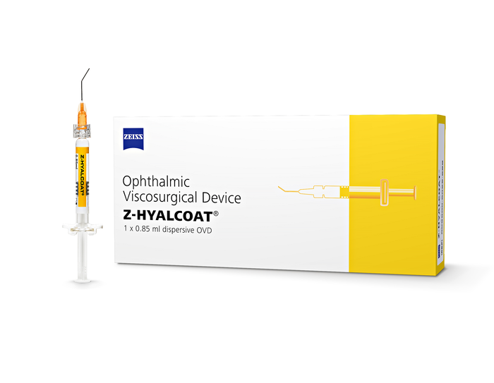 Z-HYALCOAT OVD Packshot and Syringe-EU version IRIS Design product image (med-large)